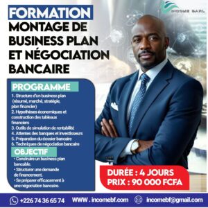 Montage de Business Plan et Négociation Bancaire