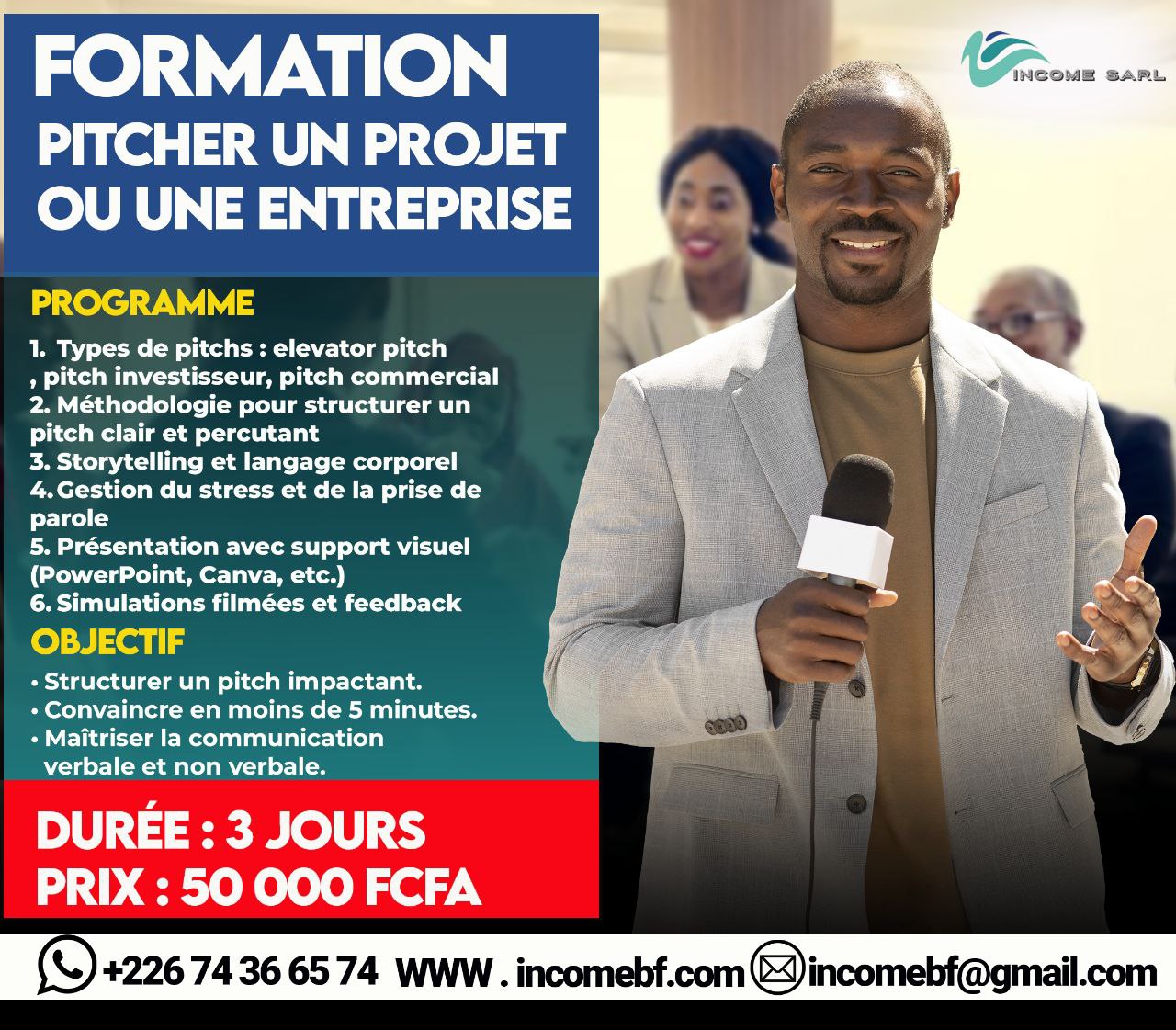 Pitcher Un Projet Ou Une Entreprise